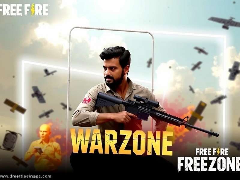 Popular Indian Free Fire Warzone Streamer Indian Free Fire Warzone Streamer in Action